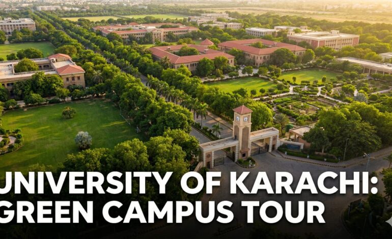 University of karachi- Green Campus Tour
